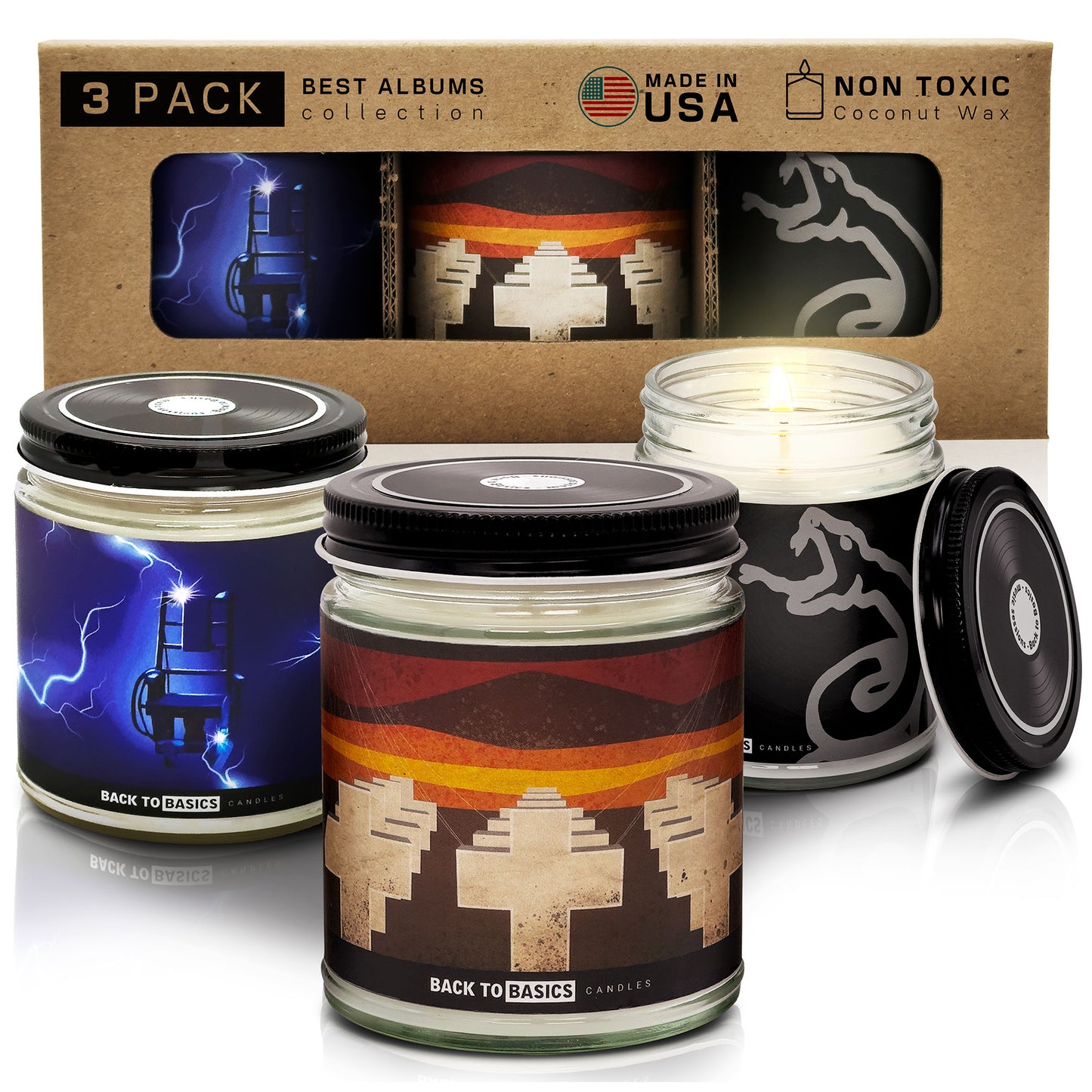 Metallica Best Albums Candle Set V2