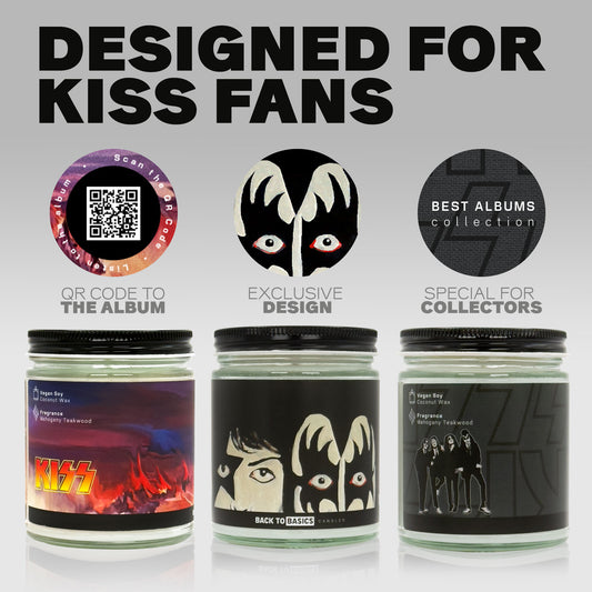 KISS Albums Candle Set