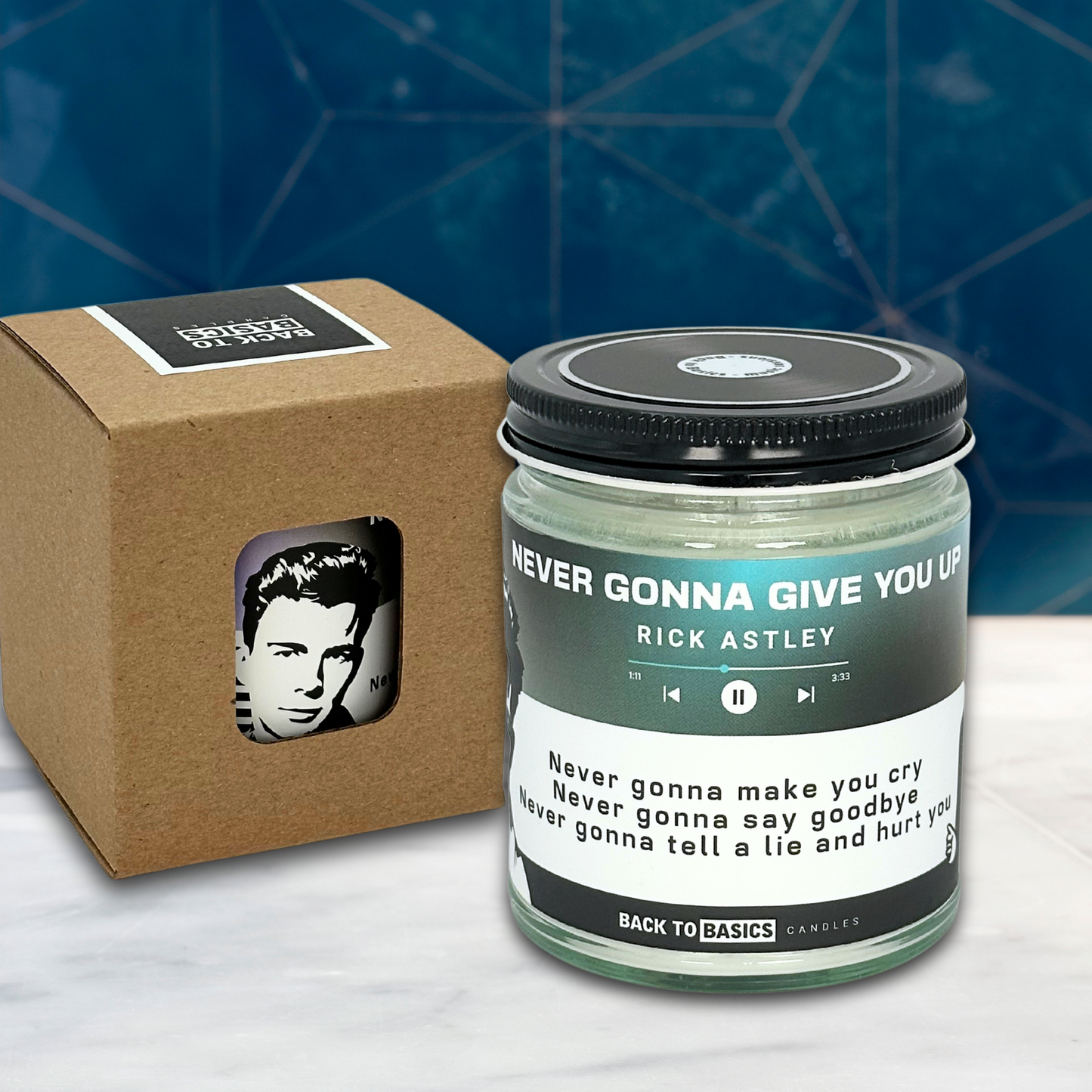 Never Gonna Give You Up - 9oz Scented Candle