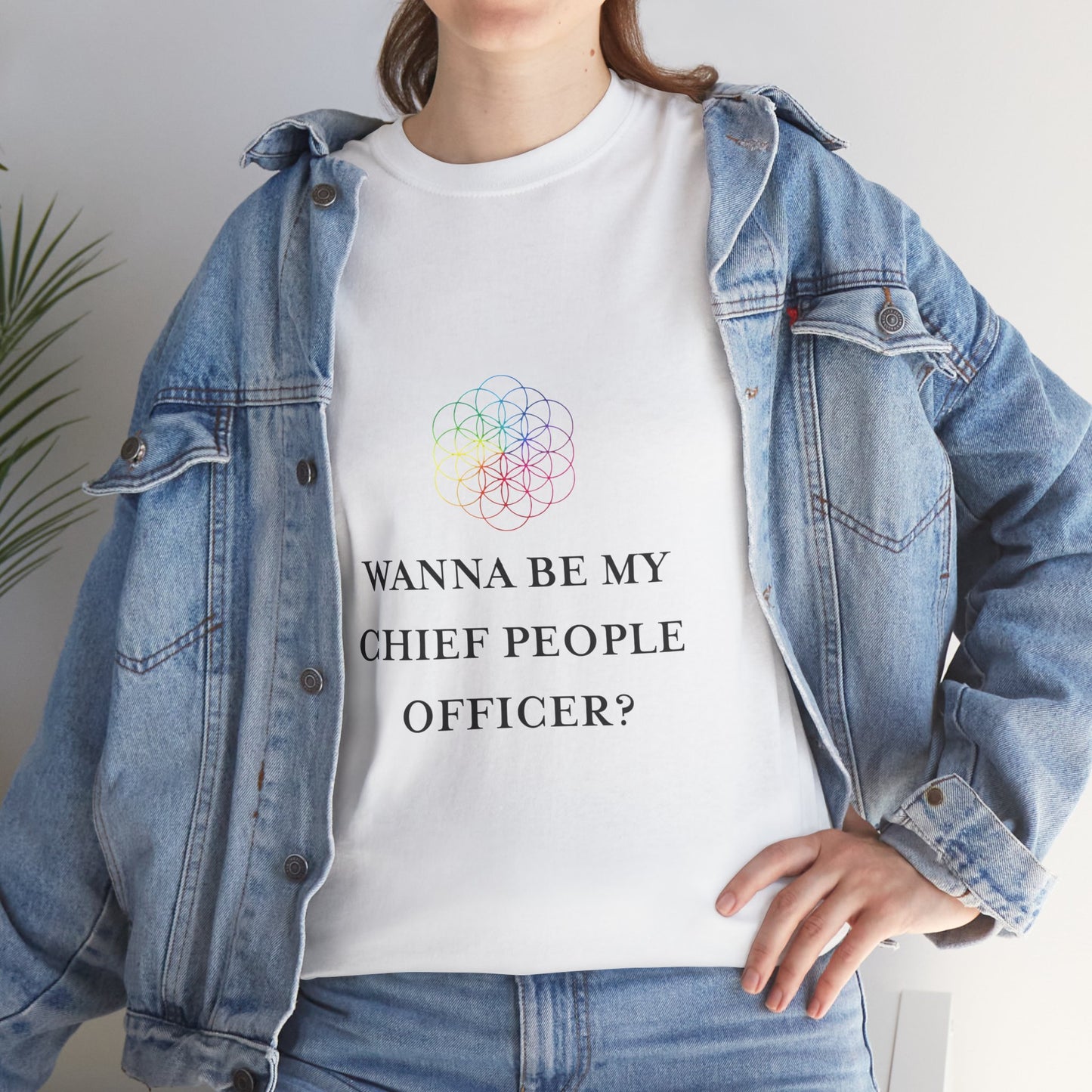 'Wanna Be My Chief People Officer?' T-Shirt | Casual Wear, Fun Gift for You or Friends
