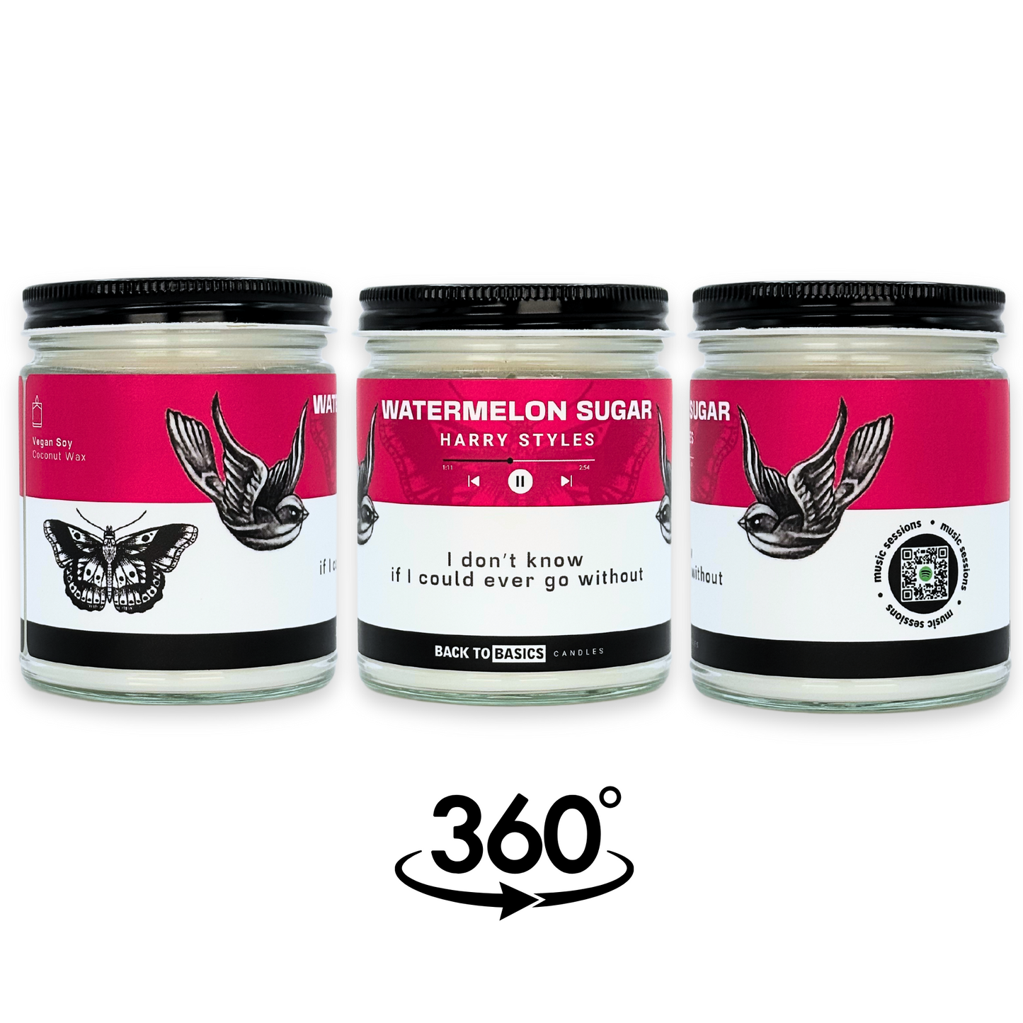 Watermelon Sugar (Harry Styles) - 9oz Scented Candle