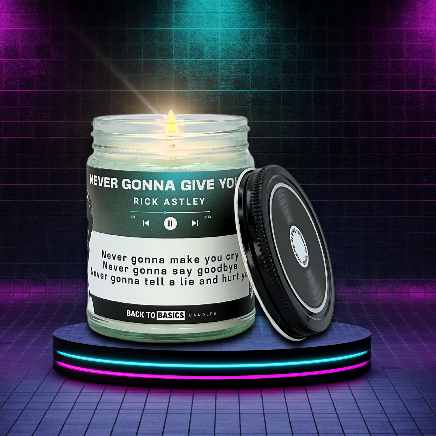 Never Gonna Give You Up - 9oz Scented Candle