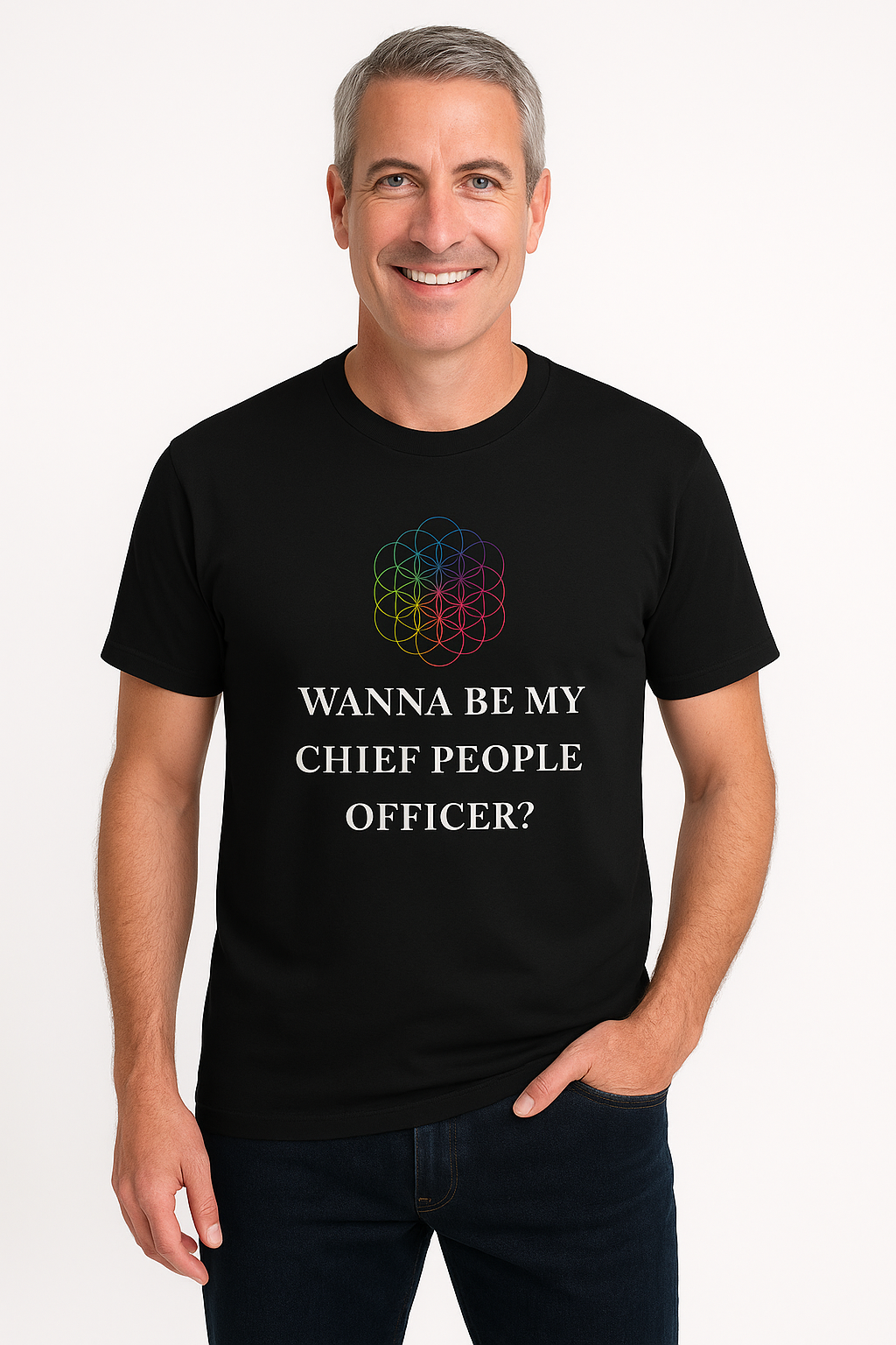 'Wanna Be My Chief People Officer?' T-Shirt | Casual Wear, Fun Gift for You or Friends