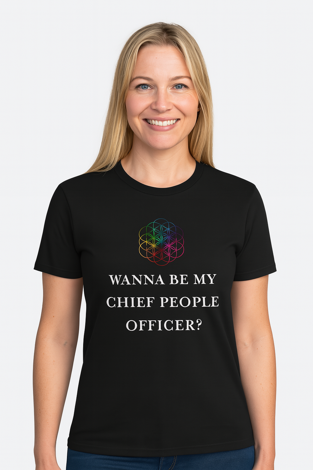 'Wanna Be My Chief People Officer?' T-Shirt | Casual Wear, Fun Gift for You or Friends