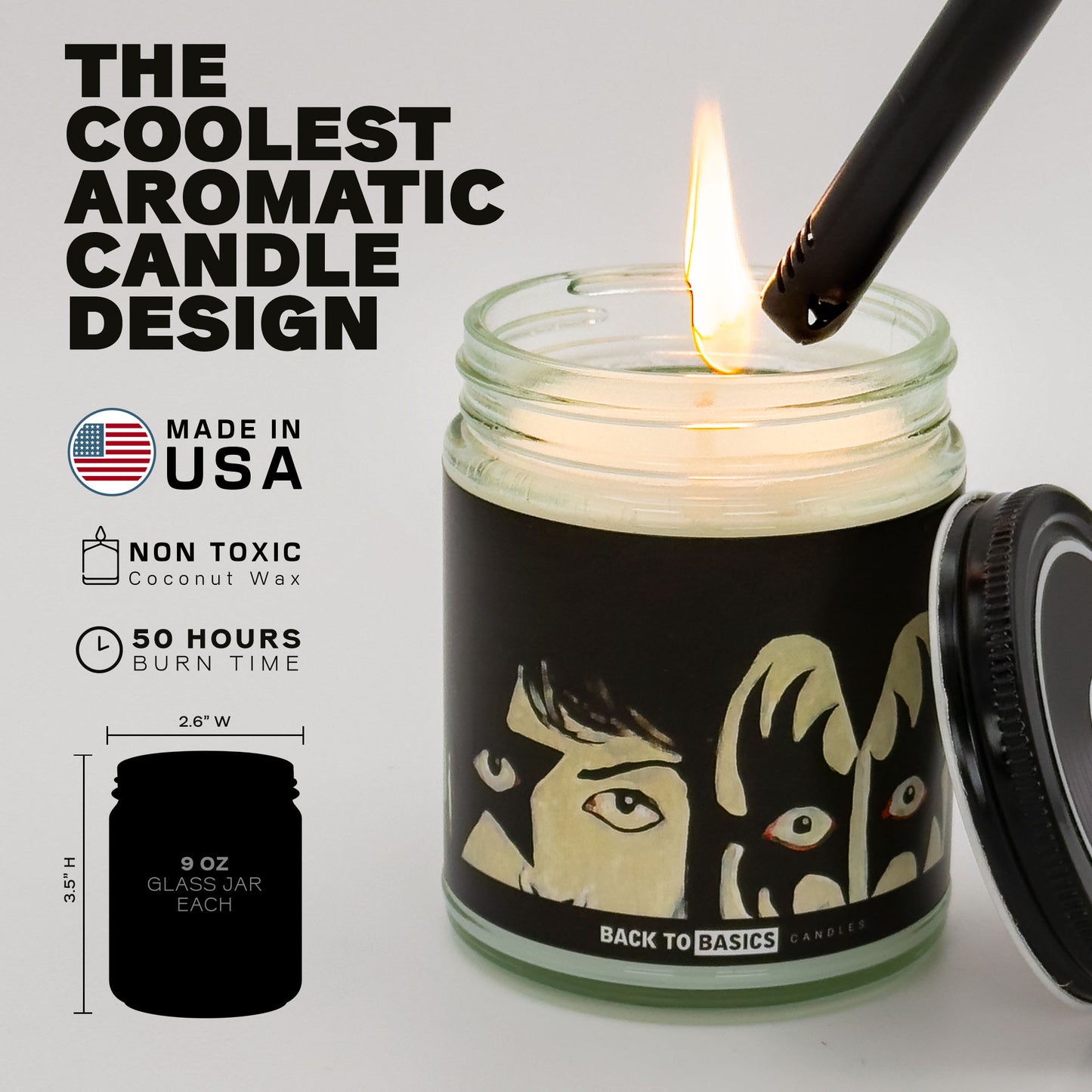 KISS Albums Candle Set