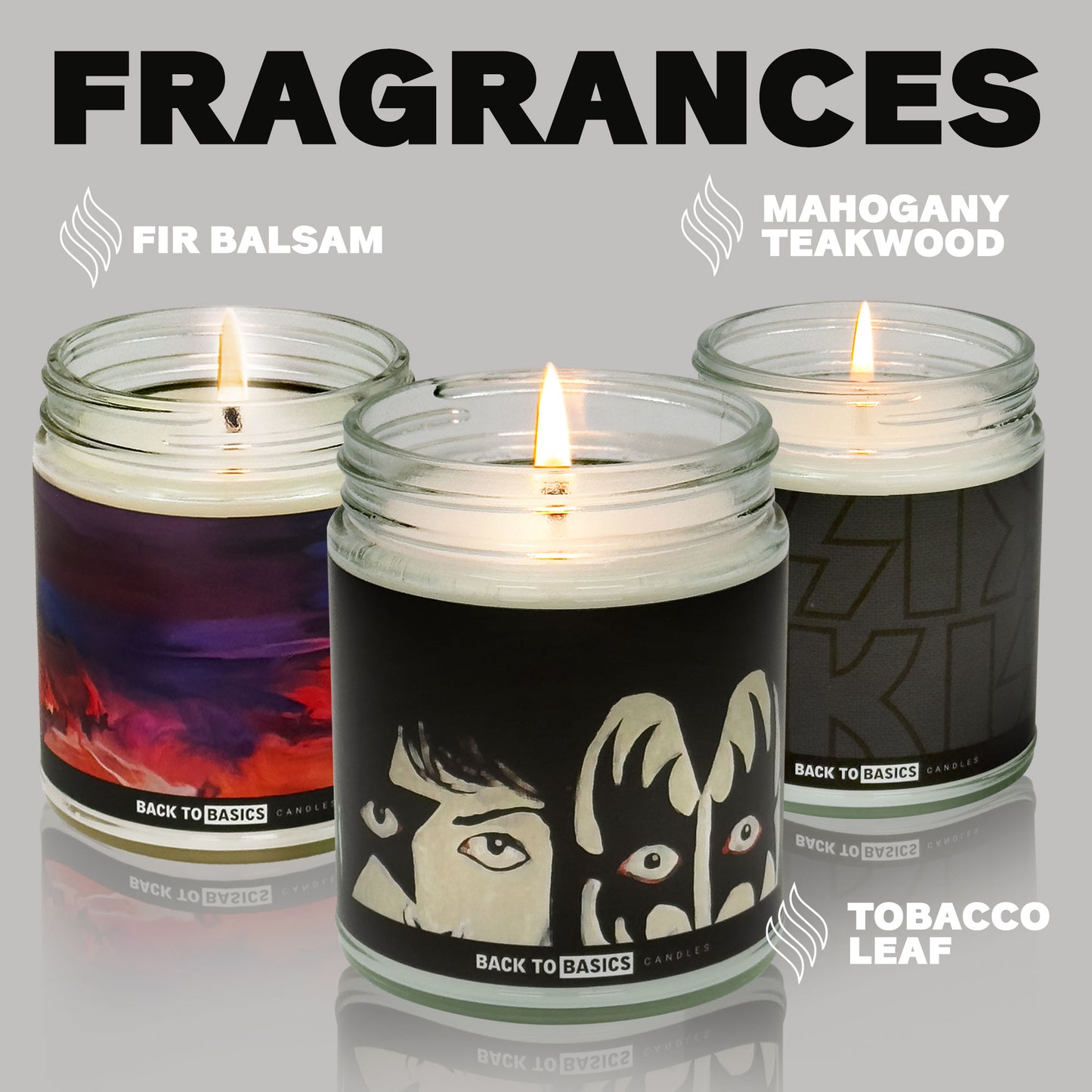 KISS Albums Candle Set