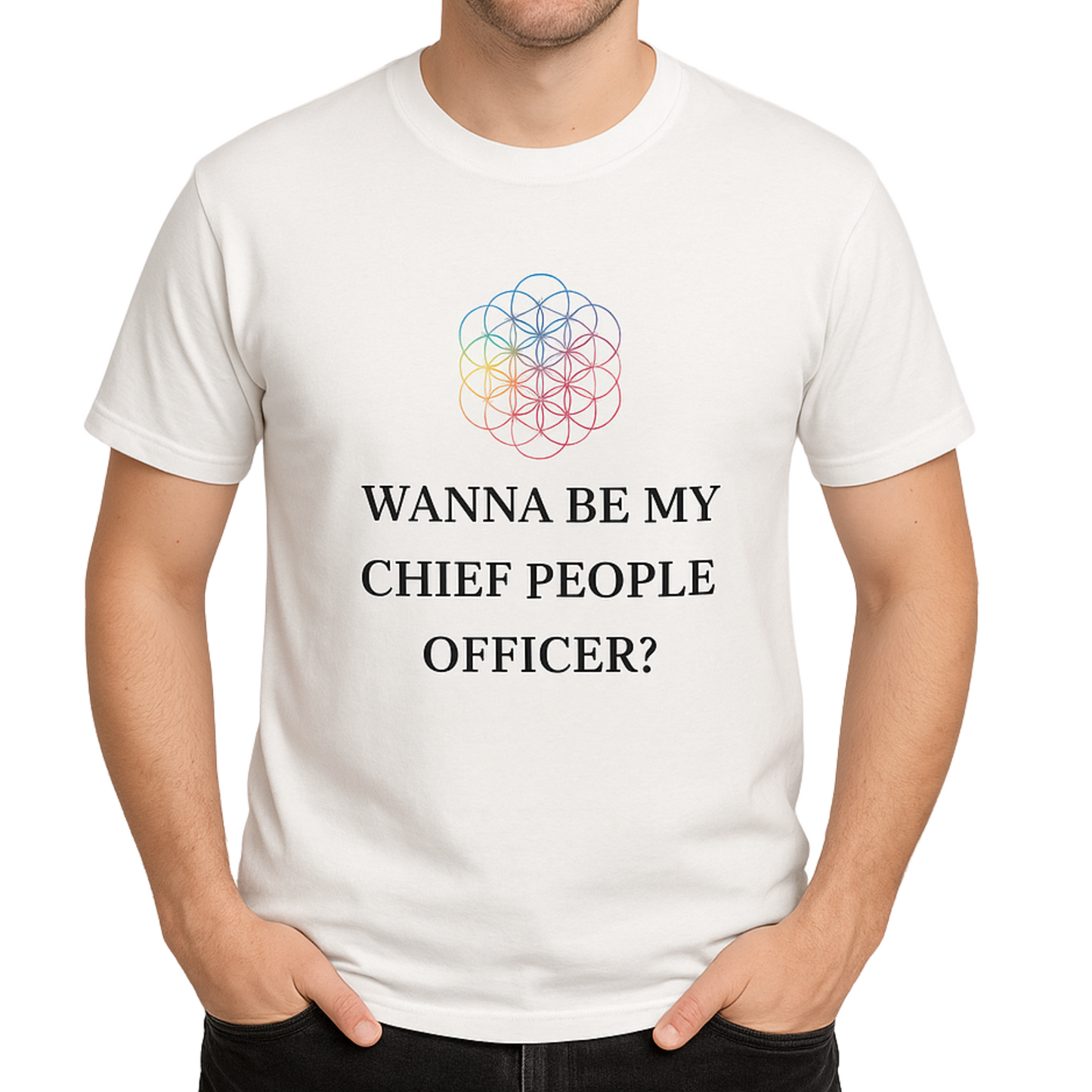 'Wanna Be My Chief People Officer?' T-Shirt | Casual Wear, Fun Gift for You or Friends