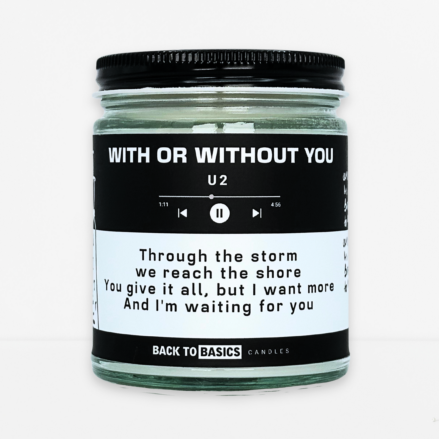 With or Without You - 9oz Scented Candle