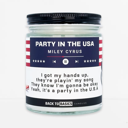 Party in the USA - 9oz Scented Candle
