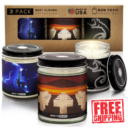 Metallica Best Albums Candle Set V2