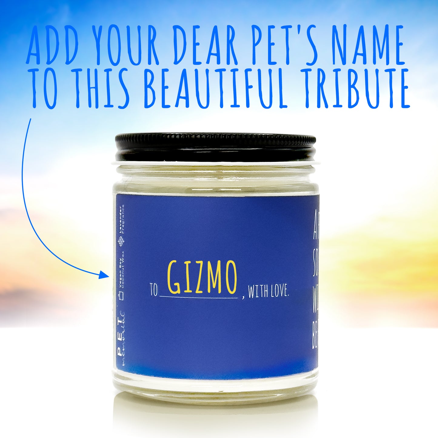 Pet Memorial Candle 9oz